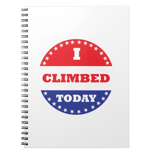 Carnet J'Ai Monté Aujourd'Hui (Devant)