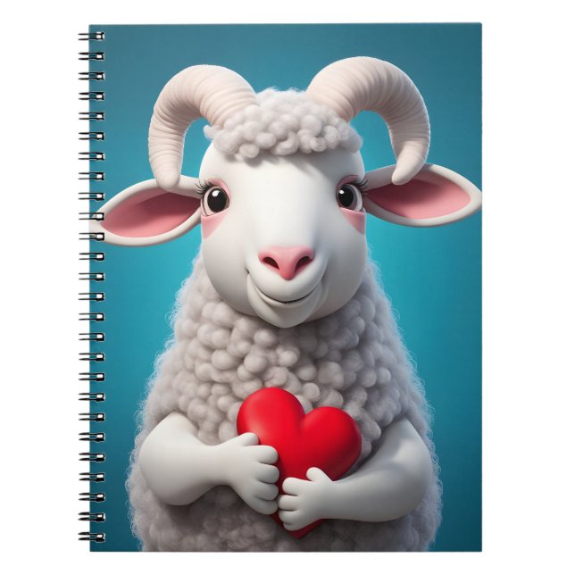 Carnet J'aime Ewe (Devant)