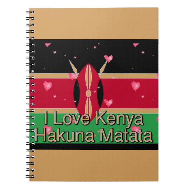 Carnet J'Aime ! Kenya Hakuna Matata (Devant)