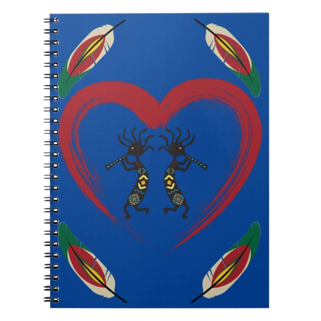 Carnet J'aime Kokopelli (Devant)