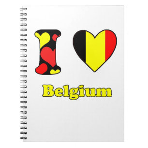 Carnet J'aime la Belgique