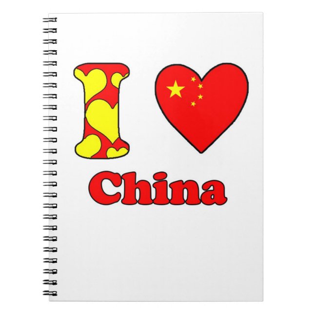 Carnet J'aime la Chine (Devant)