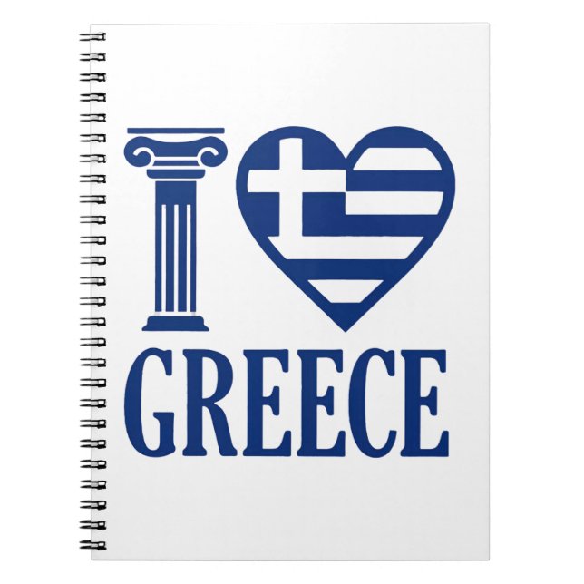 Carnet J'aime la Grèce (Devant)