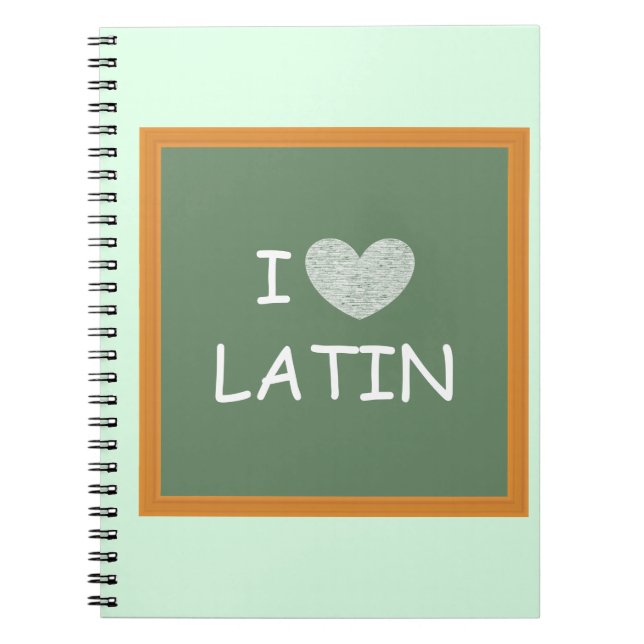 Carnet J'aime le latin (Devant)