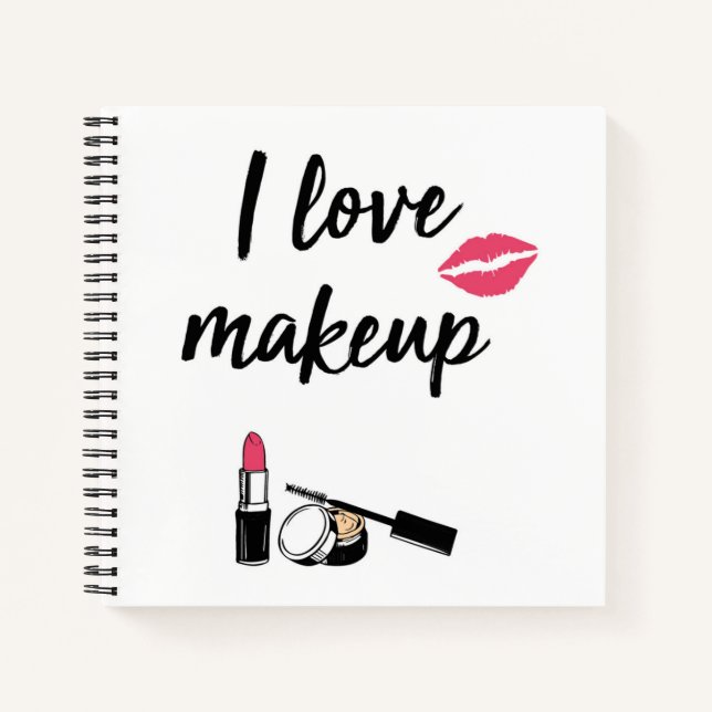 Carnet J'aime le maquillage (Devant)