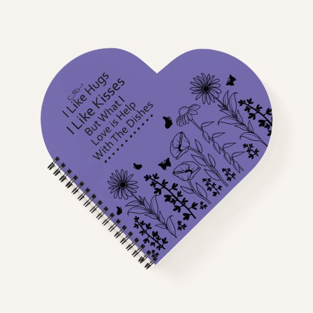 Carnet J'aime les câlins (Devant)