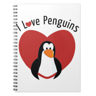 Carnet J'aime les pingouins