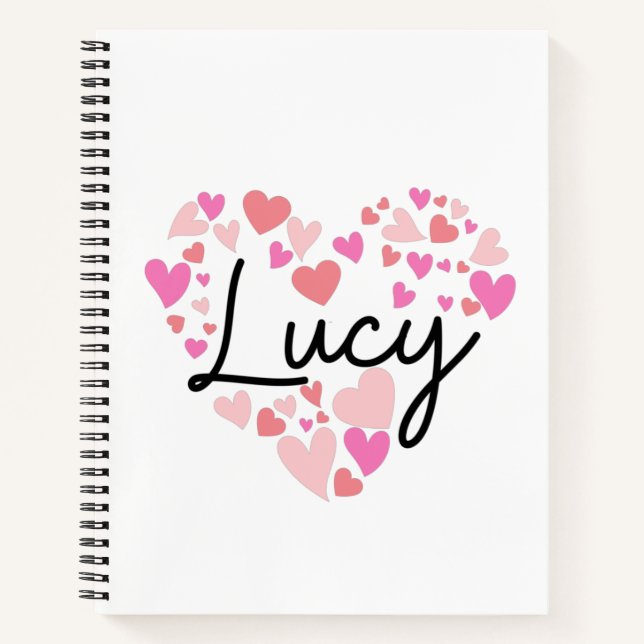 Carnet J'aime Lucy (Devant)