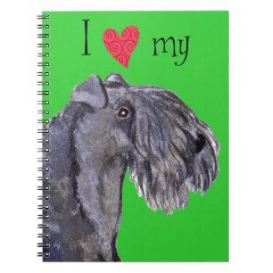 Carnet J'aime mon Kerry Blue Terrier