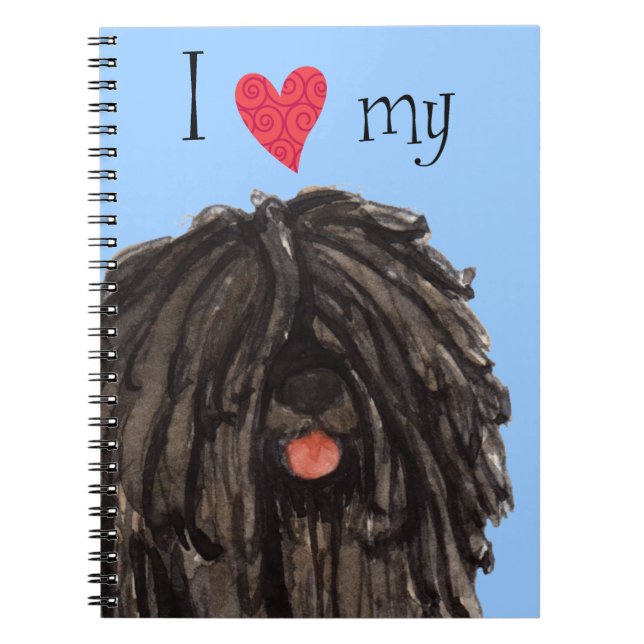 Carnet J'aime mon Puli (Devant)