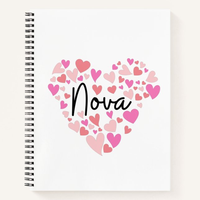 Carnet J'aime Nova (Devant)