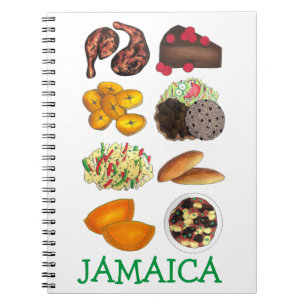 Carnet JAMAICA Jamaïcain Foods Caribbean Island Cuisine