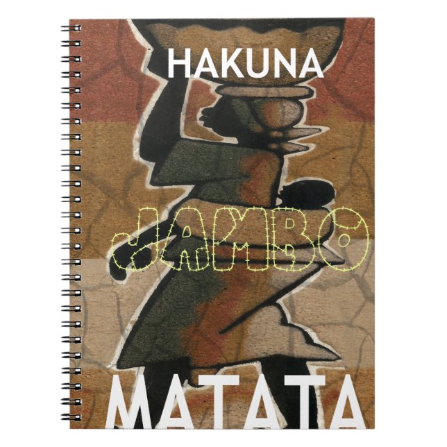 Carnet Jambo Habari Hakuna Matata. (Devant)