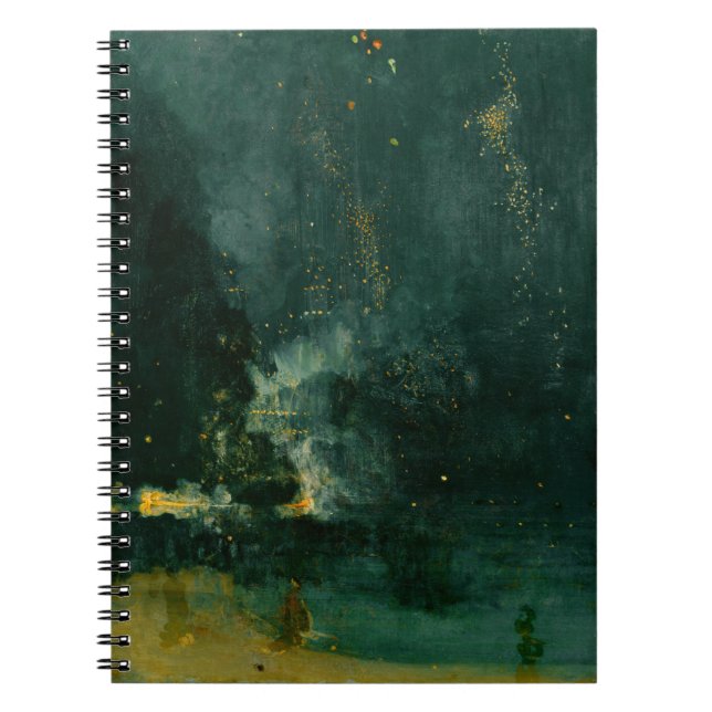 Carnet James Whistler - Nocturne en noir et or (Devant)
