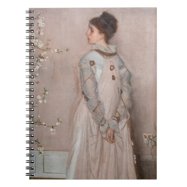 Carnet James Whistler - Symphonie en couleur chair et ros (Devant)