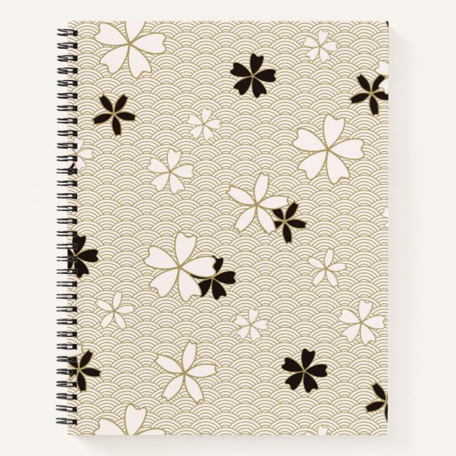 Carnet japonais Fleurs (Devant)