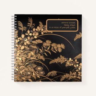 Carnet japonais Kigin Haiku - Art d'automne
