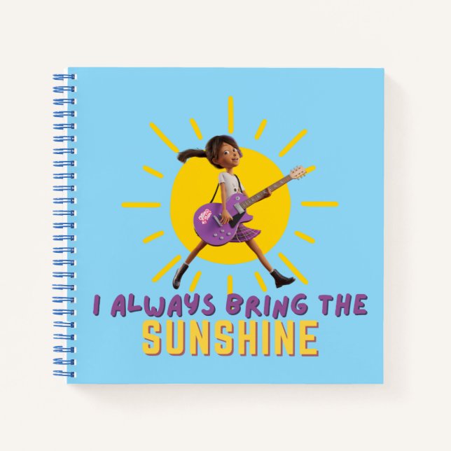 Carnet J'apporte toujours la lumière du soleil (Devant)