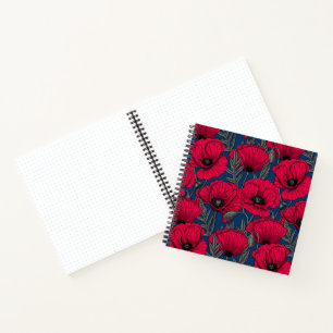 Carnet Jardin à pavot nocturne