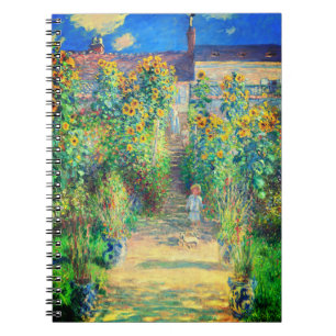 Carnet Jardin aux fleurs de Monet