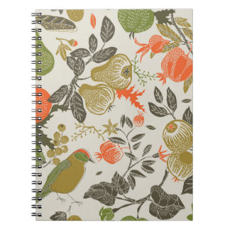 Carnet Jardin aux fruits d'oiseaux : sans couture
