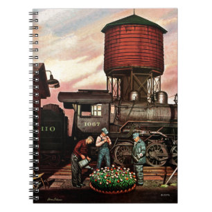 Carnet Jardin d'agrément de yard de train par Stevan