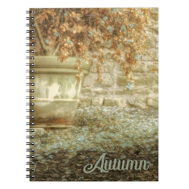 Carnet Jardin d'automne rustique (Devant)