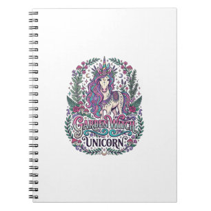 Carnet Jardin de licorne Sorcière de licorne Vêtements co