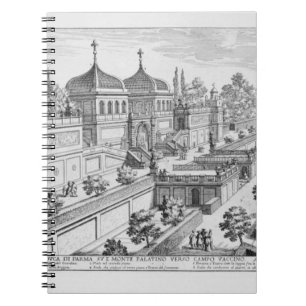 Carnet Jardin du duc de Parme sur la colline de Palatine,