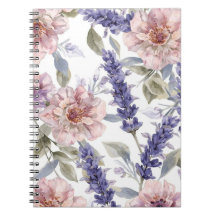 Jardin floral aquarelle de pivoine lavande