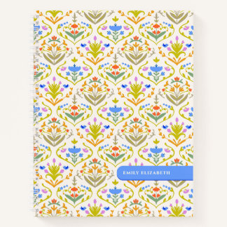 Carnet Jardin joyeux botanique personnalisé 