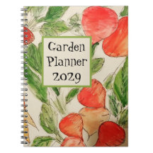 Jardin Planner avec aquarelle de légumes