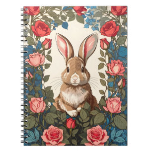 Carnet Jardin Rose Brown Bunny
