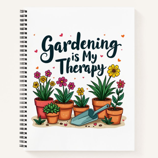 Carnet Jardinage Est Mon jardinier thérapeutique Jardinag (Devant)