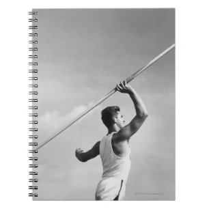 Carnet Javelot de lancement d'homme