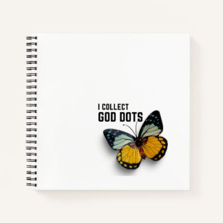 Carnet Je collectionne DIEU DOTS Spiral Notebook-Journal