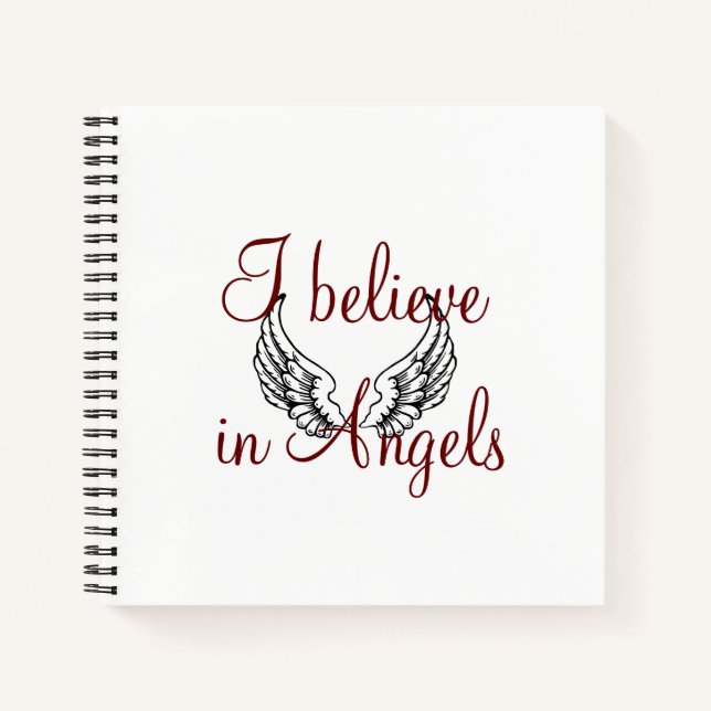 Carnet Je crois en Angels College Ruled (Devant)