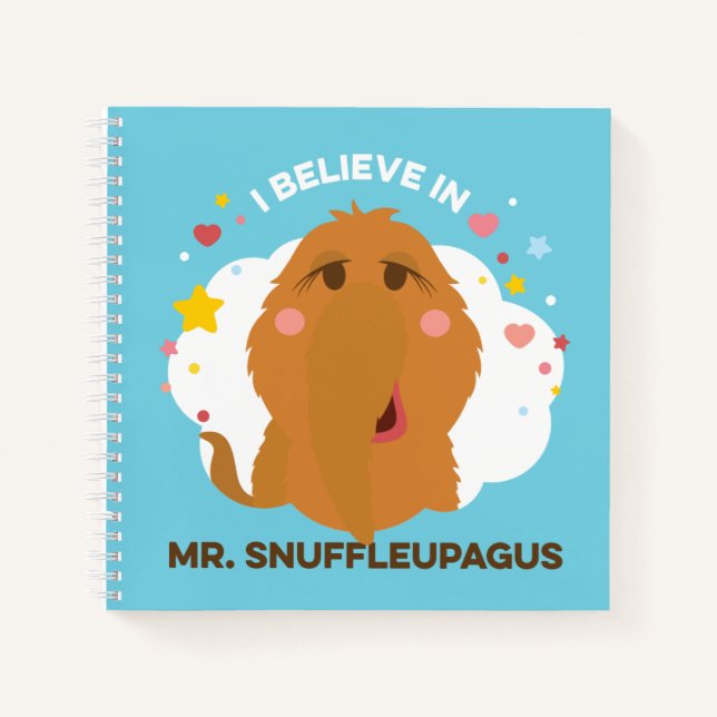 Carnet Je Crois En M. Snuffleupagus (Devant)