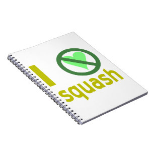 Carnet Je déteste la courge, pas d'amour