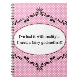 Carnet Je l'ai eu avec la réalité, j'ai besoin d'une