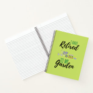 Carnet Je Me Suis Retraité Dans Mon Jardin Drôle Retraite