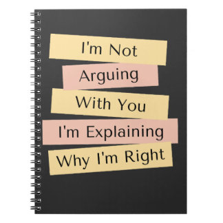 Carnet Je n'affirme pas que j'explique juste pourquoi j'a
