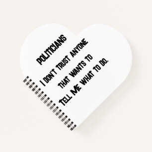 Carnet Je ne fais pas confiance