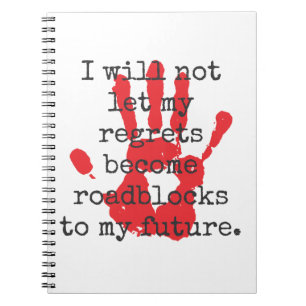 Carnet Je Ne Laisse Pas Mes Regrets - Citations Inspirant