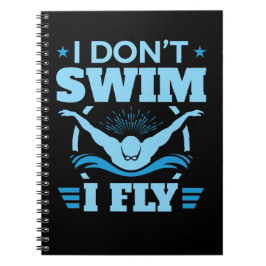 Carnet Je ne nage pas Je vole le papillon