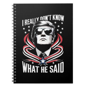 Carnet Je ne sais vraiment pas ce qu'il a dit de drôle Tr