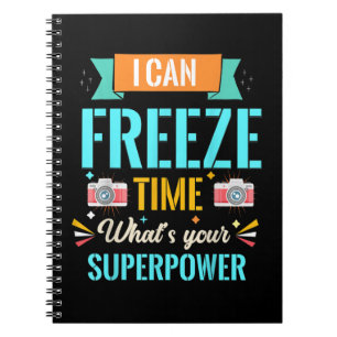 Carnet Je peux geler le temps, quoi ton super pouvoir