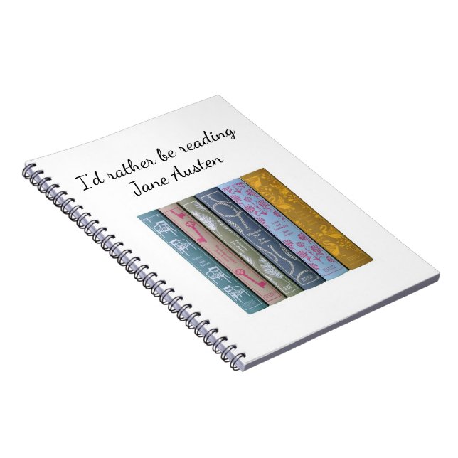 Carnet Je préfère lire Jane Austen (Côté Droit)