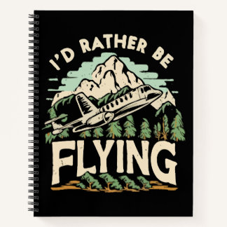 Carnet Je préférerais voler. Avion