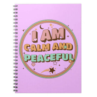 Carnet Je suis calme et paisible